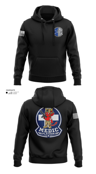 Hoodie, Medic, National Guard, Teamtime, Team time, sublimation, custom sports apparel, team uniforms, spirit wear, spiritwear, sports uniforms, custom shirts, team store, custom team store, fundraiser sports, apparel fundraiser
