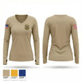 Patrol 40596190 Women's Long Sleeve V-neck Shirt - 1