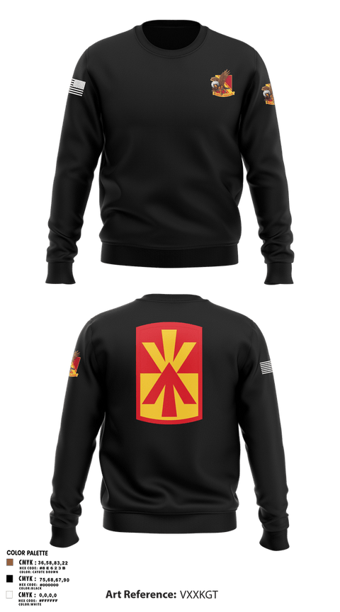 Crew Neck Sweatshirt, Alpha Battery 5-52 BN, , Teamtime, Team time, sublimation, custom sports apparel, team uniforms, spirit wear, spiritwear, sports uniforms, custom shirts, team store, custom team store, fundraiser sports, apparel fundraiser