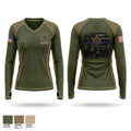 Schenectady County Sheriff K9 Women's Long Sleeve V-neck Shirt - 1