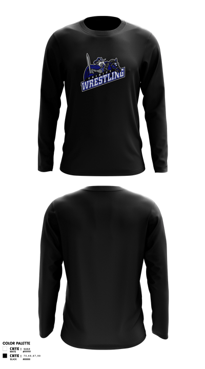 Trinity High School Wrestling Long Sleeve Performance Shirt - 2