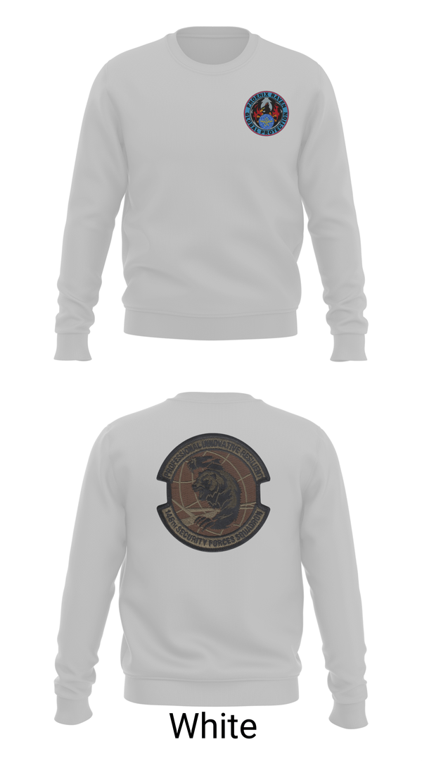 Crew Neck Sweatshirt, 146 Ravens, Air Force, Teamtime, Team time, sublimation, custom sports apparel, team uniforms, spirit wear, spiritwear, sports uniforms, custom shirts, team store, custom team store, fundraiser sports, apparel fundraiser