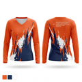 Melina's Trial Women's Long Sleeve V-neck Shirt - 1