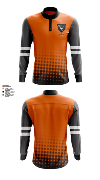Quarter Zip Jacket, Second Street School, Spirit Store, Teamtime, Team time, sublimation, custom sports apparel, team uniforms, spirit wear, spiritwear, sports uniforms, custom shirts, team store, custom team store, fundraiser sports, apparel fundraiser