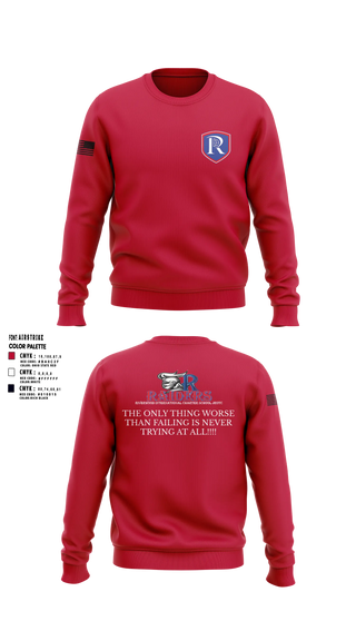 Crew Neck Sweatshirt, RICS Raiders, Army, Teamtime, Team time, sublimation, custom sports apparel, team uniforms, spirit wear, spiritwear, sports uniforms, custom shirts, team store, custom team store, fundraiser sports, apparel fundraiser
