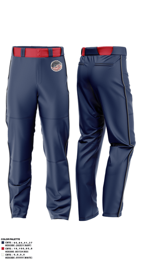 Baseball Pants, KCD Freedom, Baseball, Teamtime, Team time, sublimation, custom sports apparel, team uniforms, spirit wear, spiritwear, sports uniforms, custom shirts, team store, custom team store, fundraiser sports, apparel fundraiser