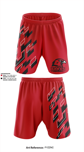 Athletic Shorts With Pockets, BHS Hawks Dance Team, Spirit Store, Teamtime, Team time, sublimation, custom sports apparel, team uniforms, spirit wear, spiritwear, sports uniforms, custom shirts, team store, custom team store, fundraiser sports, apparel fundraiser