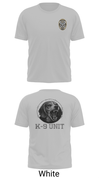 Short Sleeve Performance Shirt, Farmersville PD K9 Hunter, Police, Teamtime, Team time, sublimation, custom sports apparel, team uniforms, spirit wear, spiritwear, sports uniforms, custom shirts, team store, custom team store, fundraiser sports, apparel fundraiser