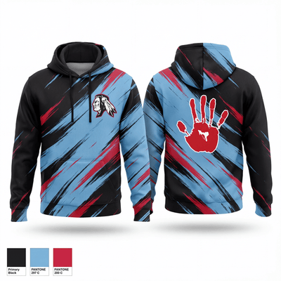 Owyhee Braves 73946011 Zip Hoodie - 1