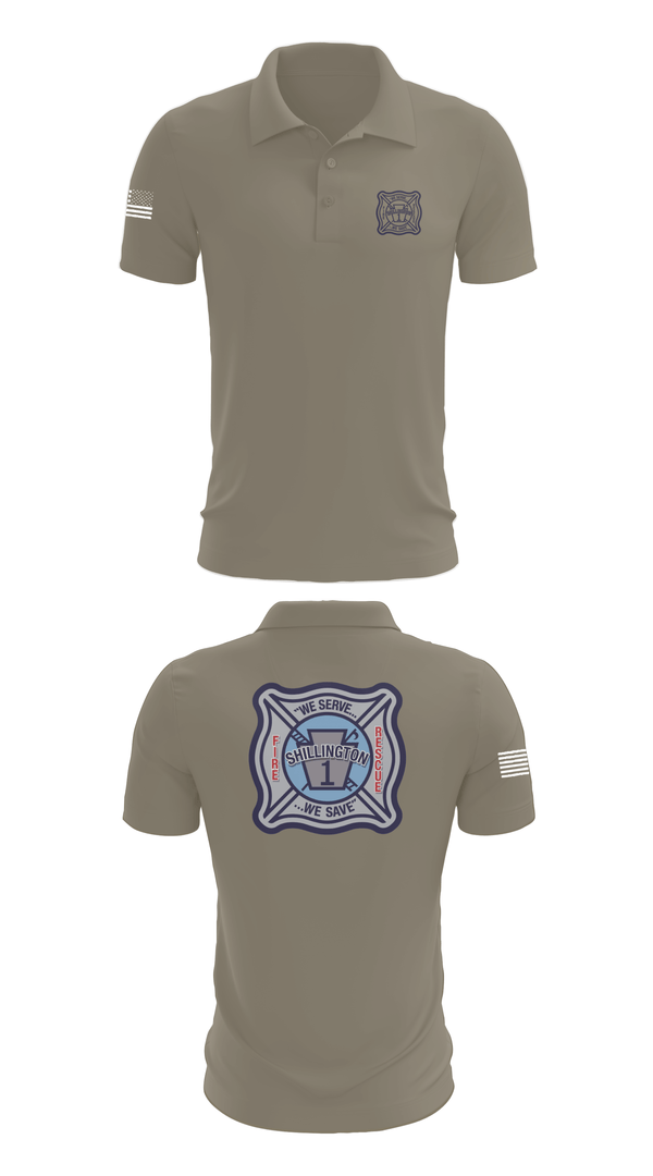 Short Sleeve Performance Polo, SHILLINGTON FIRE DEPARTMENT, Fire Department, Teamtime, Team time, sublimation, custom sports apparel, team uniforms, spirit wear, spiritwear, sports uniforms, custom shirts, team store, custom team store, fundraiser sports, apparel fundraiser