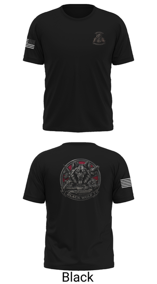 Short Sleeve Performance Shirt, Black Wolf Company, 3-67 AR, Army, Teamtime, Team time, sublimation, custom sports apparel, team uniforms, spirit wear, spiritwear, sports uniforms, custom shirts, team store, custom team store, fundraiser sports, apparel fundraiser