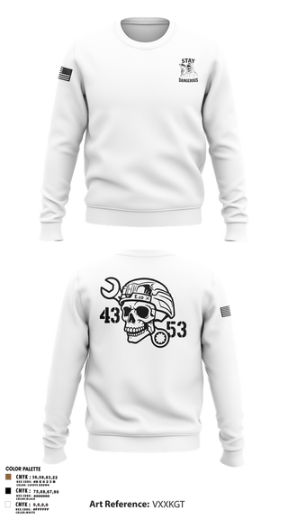 Crew Neck Sweatshirt, 4-3 AHB, , Teamtime, Team time, sublimation, custom sports apparel, team uniforms, spirit wear, spiritwear, sports uniforms, custom shirts, team store, custom team store, fundraiser sports, apparel fundraiser