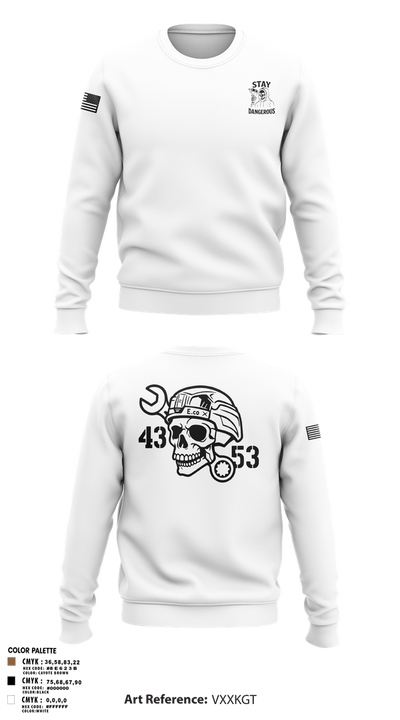 4-3 AHB 47022707 Crew Neck Sweatshirt - 2