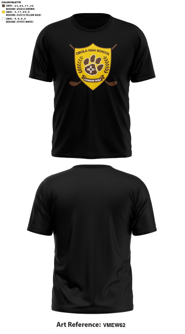 Short Sleeve Performance Shirt, Cibola High School Golf, Golf, Teamtime, Team time, sublimation, custom sports apparel, team uniforms, spirit wear, spiritwear, sports uniforms, custom shirts, team store, custom team store, fundraiser sports, apparel fundraiser