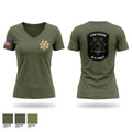 Cheyenne pd k9 Women's Short Sleeve V-neck Shirt - 1
