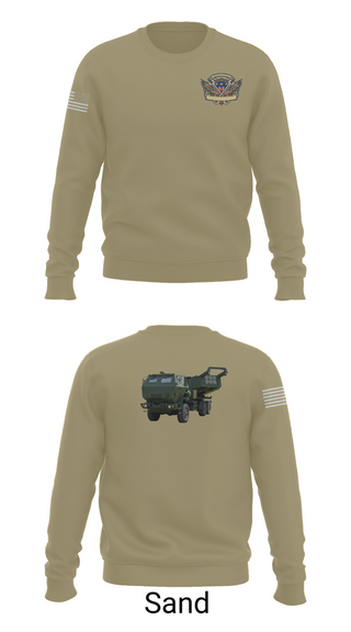 Crew Neck Sweatshirt, 182nd Field Artillery, Army, Teamtime, Team time, sublimation, custom sports apparel, team uniforms, spirit wear, spiritwear, sports uniforms, custom shirts, team store, custom team store, fundraiser sports, apparel fundraiser