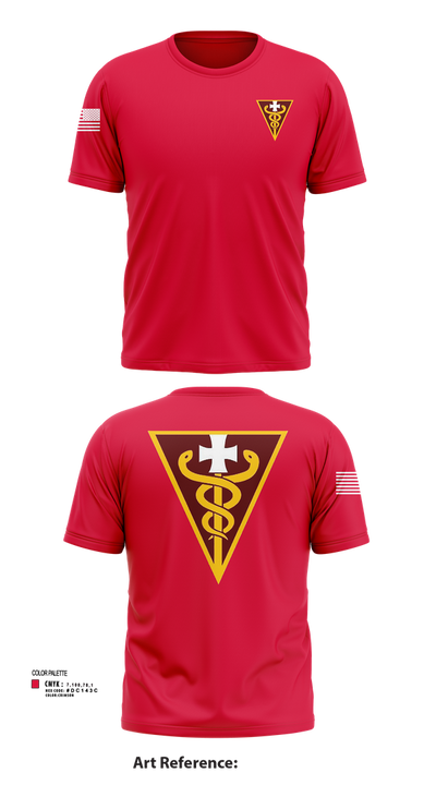 3D THEATER MEDICAL COMMAND 14799833 Short Sleeve Performance Shirt - 103