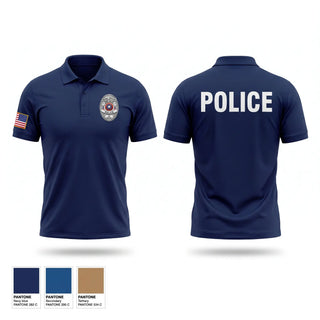 Short Sleeve Performance Polo, Palm Valley Police Department, Police, Teamtime, Team time, sublimation, custom sports apparel, team uniforms, spirit wear, spiritwear, sports uniforms, custom shirts, team store, custom team store, fundraiser sports, apparel fundraiser