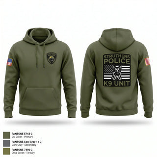 Hoodie, STRUTHERS POLICE K9 UNIT, Police, Teamtime, Team time, sublimation, custom sports apparel, team uniforms, spirit wear, spiritwear, sports uniforms, custom shirts, team store, custom team store, fundraiser sports, apparel fundraiser