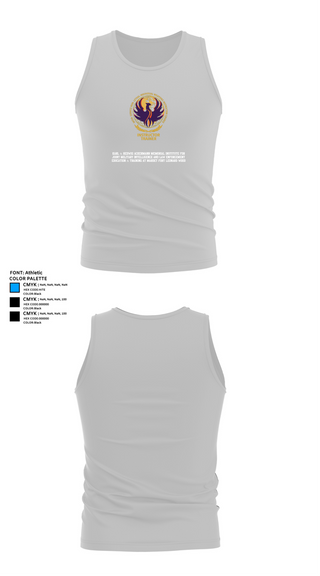 Tank Top, Karl & Hedwig Ackermann Memorial Institute for Joint Military Intelligence and Law Enforcement Education & Training at MARDET Fort Leonard Wood, , Teamtime, Team time, sublimation, custom sports apparel, team uniforms, spirit wear, spiritwear, sports uniforms, custom shirts, team store, custom team store, fundraiser sports, apparel fundraiser