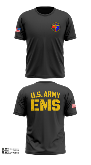 Old School Cotton Feel Shirt, U.S. ARMY EMS, EMS/EMT, Teamtime, Team time, sublimation, custom sports apparel, team uniforms, spirit wear, spiritwear, sports uniforms, custom shirts, team store, custom team store, fundraiser sports, apparel fundraiser