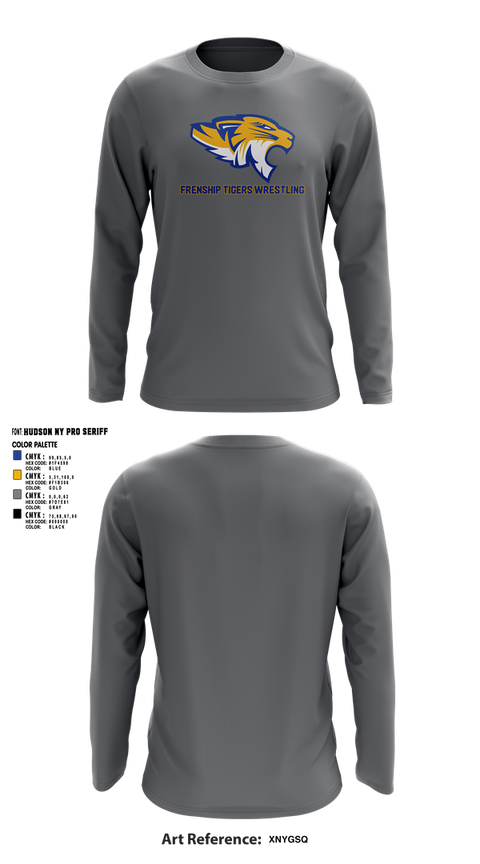 Long Sleeve Performance Shirt, Frenship Tigers Wrestling, Wrestling, Teamtime, Team time, sublimation, custom sports apparel, team uniforms, spirit wear, spiritwear, sports uniforms, custom shirts, team store, custom team store, fundraiser sports, apparel fundraiser