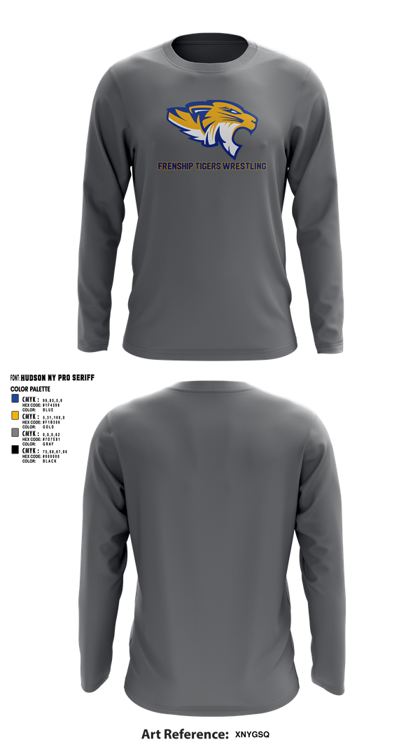Long Sleeve Performance Shirt, Frenship Tigers Wrestling, Wrestling, Teamtime, Team time, sublimation, custom sports apparel, team uniforms, spirit wear, spiritwear, sports uniforms, custom shirts, team store, custom team store, fundraiser sports, apparel fundraiser