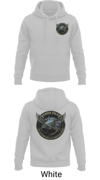 Hoodie, Kenova Police Department, Police, Teamtime, Team time, sublimation, custom sports apparel, team uniforms, spirit wear, spiritwear, sports uniforms, custom shirts, team store, custom team store, fundraiser sports, apparel fundraiser