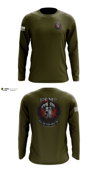 Long Sleeve Performance Shirt, 1/1, Marines, Teamtime, Team time, sublimation, custom sports apparel, team uniforms, spirit wear, spiritwear, sports uniforms, custom shirts, team store, custom team store, fundraiser sports, apparel fundraiser