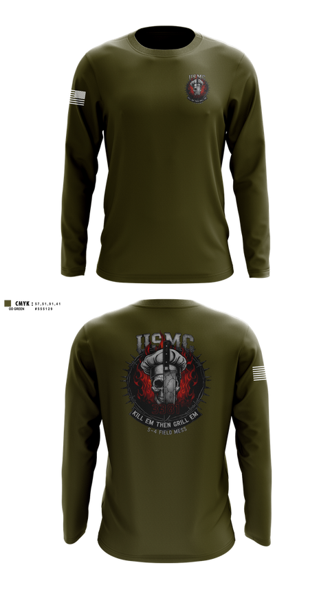 Long Sleeve Performance Shirt, 1/1, Marines, Teamtime, Team time, sublimation, custom sports apparel, team uniforms, spirit wear, spiritwear, sports uniforms, custom shirts, team store, custom team store, fundraiser sports, apparel fundraiser