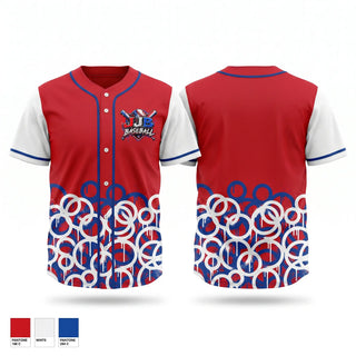 Full Button Baseball Jersey, JJB, Baseball, Teamtime, Team time, sublimation, custom sports apparel, team uniforms, spirit wear, spiritwear, sports uniforms, custom shirts, team store, custom team store, fundraiser sports, apparel fundraiser