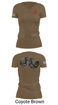H&S Battalion HQ CO Station Motor T 63932738 Women's Short Sleeve V-neck Shirt - 8