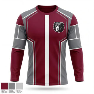 Long Sleeve Performance Shirt, St. Richard’s Bulldogs, Baseball, Teamtime, Team time, sublimation, custom sports apparel, team uniforms, spirit wear, spiritwear, sports uniforms, custom shirts, team store, custom team store, fundraiser sports, apparel fundraiser