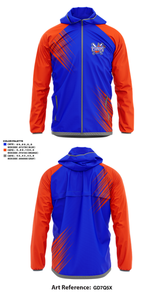 Windbreaker, Mountain State Chaos, Softball, Teamtime, Team time, sublimation, custom sports apparel, team uniforms, spirit wear, spiritwear, sports uniforms, custom shirts, team store, custom team store, fundraiser sports, apparel fundraiser