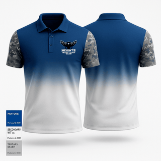 Short Sleeve Performance Polo, Heights wrestling club, Wrestling, Teamtime, Team time, sublimation, custom sports apparel, team uniforms, spirit wear, spiritwear, sports uniforms, custom shirts, team store, custom team store, fundraiser sports, apparel fundraiser