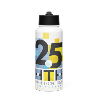 High Tech High - Chula Vista Tennis 81859085 Stainless Steel Water Bottle with a Straw Lid