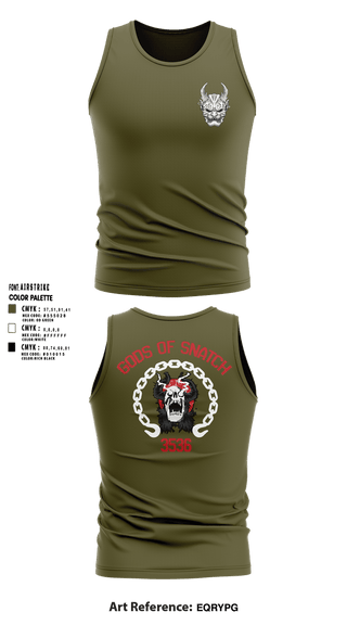 Tank Top, Wrecker gods, Marines, Teamtime, Team time, sublimation, custom sports apparel, team uniforms, spirit wear, spiritwear, sports uniforms, custom shirts, team store, custom team store, fundraiser sports, apparel fundraiser