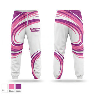 Sweatpants, Northwoods Knockouts, Softball, Teamtime, Team time, sublimation, custom sports apparel, team uniforms, spirit wear, spiritwear, sports uniforms, custom shirts, team store, custom team store, fundraiser sports, apparel fundraiser
