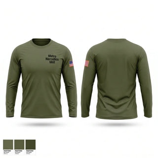 Long Sleeve Performance Shirt, Metro Narcotics Unit, Police, Teamtime, Team time, sublimation, custom sports apparel, team uniforms, spirit wear, spiritwear, sports uniforms, custom shirts, team store, custom team store, fundraiser sports, apparel fundraiser
