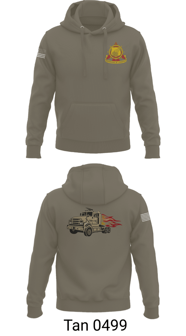 Hoodie, 705th Transportation Company, Army, Teamtime, Team time, sublimation, custom sports apparel, team uniforms, spirit wear, spiritwear, sports uniforms, custom shirts, team store, custom team store, fundraiser sports, apparel fundraiser