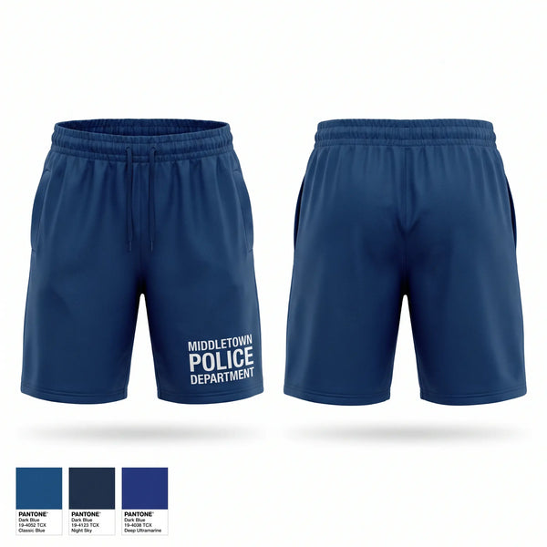 Athletic Shorts With Pockets, Middletown Police Department, Police, Teamtime, Team time, sublimation, custom sports apparel, team uniforms, spirit wear, spiritwear, sports uniforms, custom shirts, team store, custom team store, fundraiser sports, apparel fundraiser