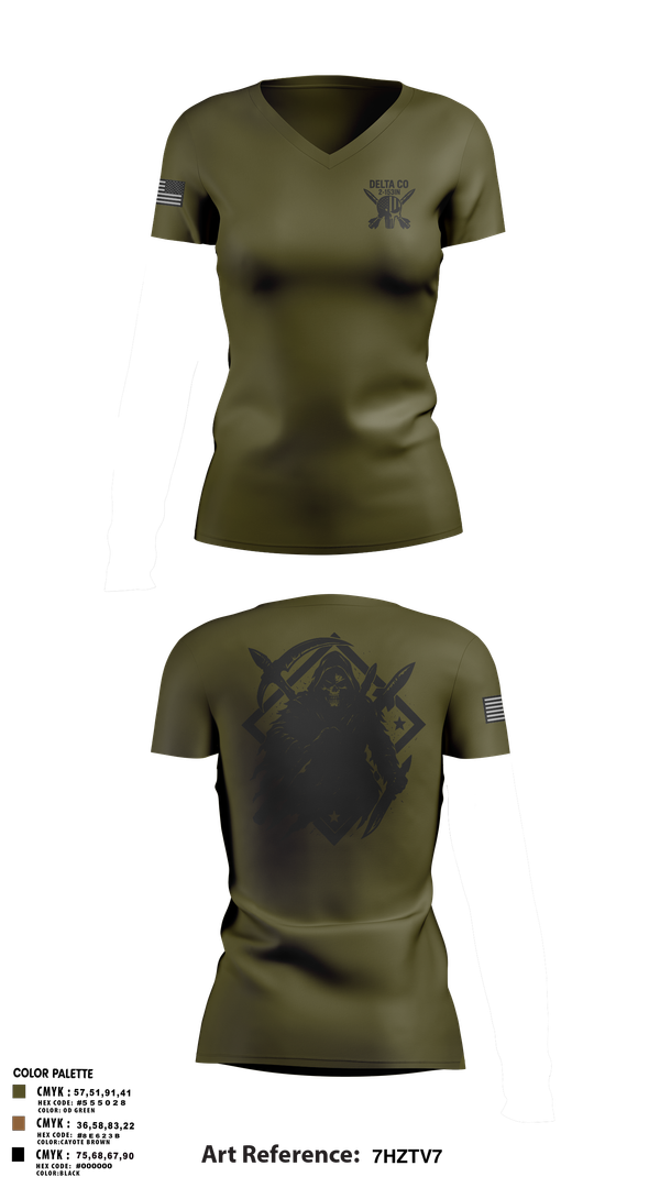 Womens Short Sleeve Vneck Shirt, , National Guard, Teamtime, Team time, sublimation, custom sports apparel, team uniforms, spirit wear, spiritwear, sports uniforms, custom shirts, team store, custom team store, fundraiser sports, apparel fundraiser
