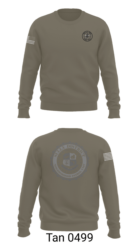 Crew Neck Sweatshirt, NPU, Police, Teamtime, Team time, sublimation, custom sports apparel, team uniforms, spirit wear, spiritwear, sports uniforms, custom shirts, team store, custom team store, fundraiser sports, apparel fundraiser