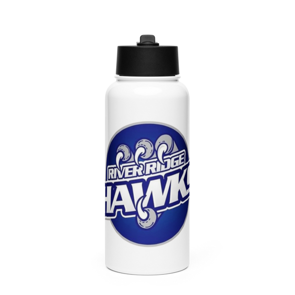 Hawks Stainless Steel Water Bottle with a Straw Lid