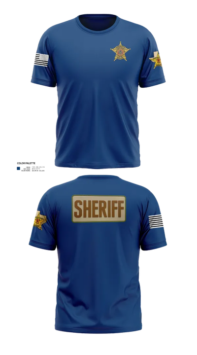 Hudspeth county sheriff office 47128359 Short Sleeve Performance Shirt - 21