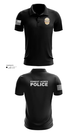 Short Sleeve Performance Polo, FOREST ACRES POLICE DEPARTMENT, Police, Teamtime, Team time, sublimation, custom sports apparel, team uniforms, spirit wear, spiritwear, sports uniforms, custom shirts, team store, custom team store, fundraiser sports, apparel fundraiser