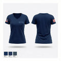 WVFAS 10827931 Women's Short Sleeve V-neck Shirt - 1