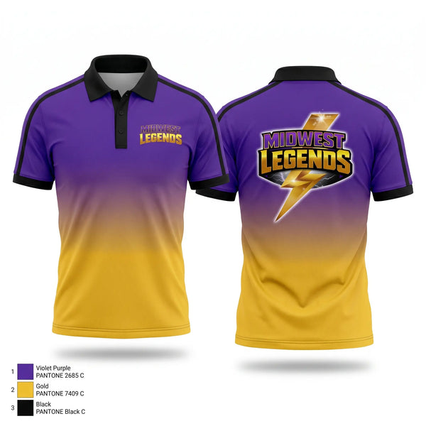 Short Sleeve Performance Polo, Midwest Legends Cheer, Cheer, Teamtime, Team time, sublimation, custom sports apparel, team uniforms, spirit wear, spiritwear, sports uniforms, custom shirts, team store, custom team store, fundraiser sports, apparel fundraiser