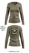 Explorer Post 2247 23554077 Women's Long Sleeve V-neck Shirt - 1