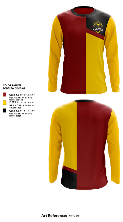 Marco Antonio Firebaugh Softball 60518833 Long Sleeve Performance Shirt 1